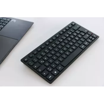 CHERRY KW 9200 MINI klawiatura uniwersalna USB + RF bezprzewodowa + Bluetooth QWERTY nordycka czarna