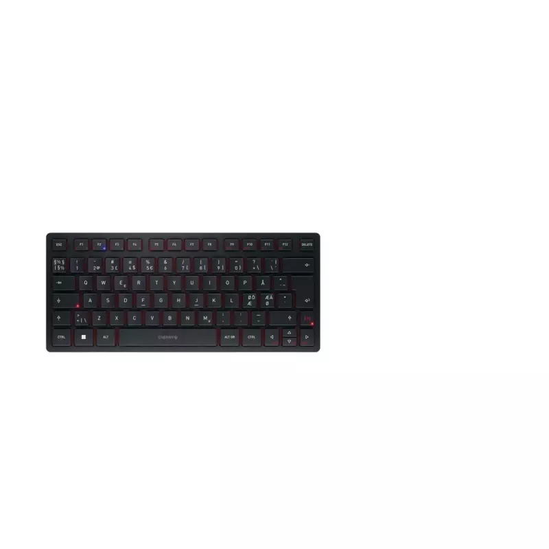 CHERRY KW 9200 MINI klawiatura uniwersalna USB + RF bezprzewodowa + Bluetooth QWERTY nordycka czarna