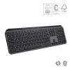 Klawiatura Logitech MX Keys S uniwersalna RF Wireless + Bluetooth AZERTY belgijska grafitowa