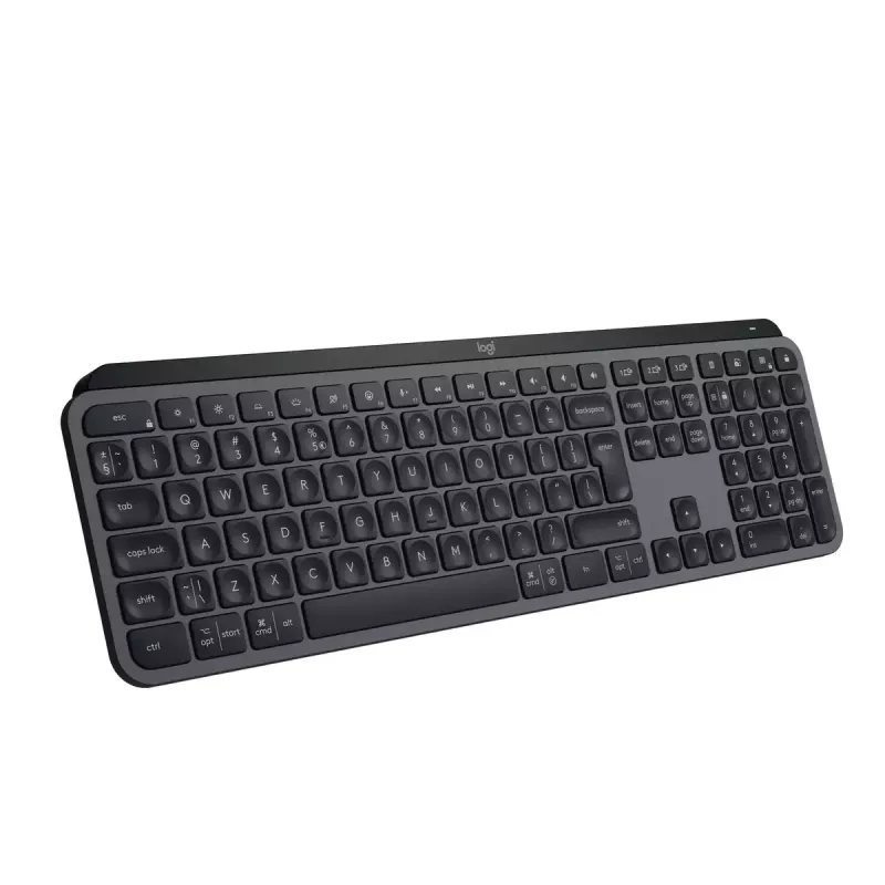 Klawiatura Logitech MX Keys S uniwersalna RF Wireless + Bluetooth AZERTY belgijska grafitowa