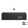 Klawiatura Logitech MX Keys S uniwersalna RF Wireless + Bluetooth AZERTY belgijska grafitowa