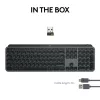 Klawiatura Logitech MX Keys S uniwersalna RF Wireless + Bluetooth AZERTY belgijska grafitowa