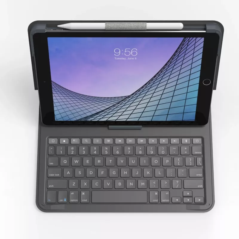 ZAGG Messenger Folio 2 QWERTZ niemiecki Bluetooth w kolorze grafitowym