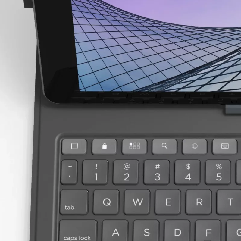 ZAGG Messenger Folio 2 QWERTZ niemiecki Bluetooth w kolorze grafitowym