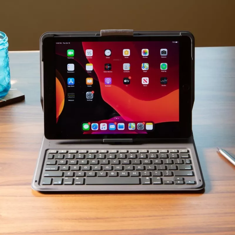 ZAGG Messenger Folio 2 QWERTZ niemiecki Bluetooth w kolorze grafitowym