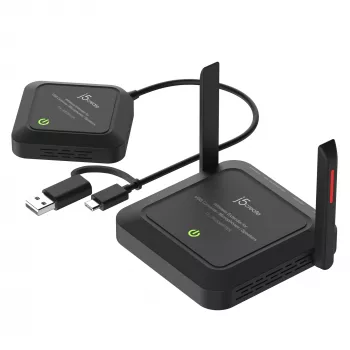 j5create JVW120 Bezprzewodowy przedłużacz do kamer USB™ / mikrofonów / głośników, czarny