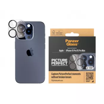 PanzerGlass ® PicturePerfect Osłona obiektywu aparatu iPhone 15 Pro | 15 Pro Max