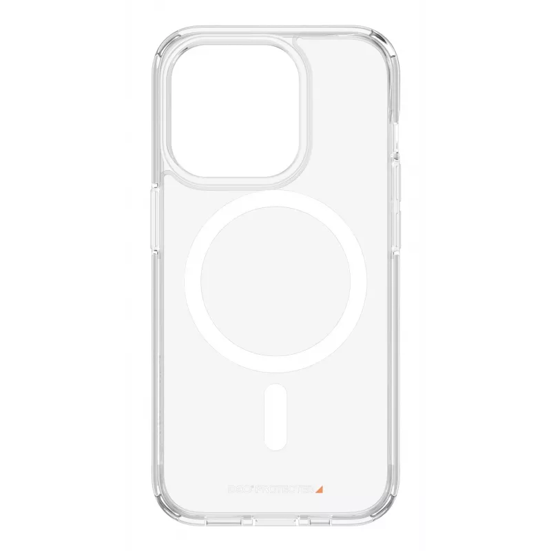 PanzerGlass ® HardCase Transparent w. biały MagSafe & D3O® iPhone 15 Pro