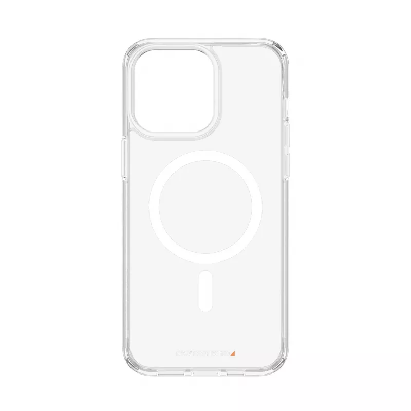 PanzerGlass ® HardCase Transparent z białym MagSafe i D3O® do iPhone 15 Pro Max