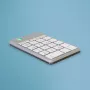 R-Go Tools Klawiatura numeryczna R-Go Numpad Break, ergonomiczna klawiatura numeryczna z oprogramowaniem przerw, Bluetooth, biała