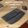 Logitech Wave Keys for Business Ergonomic klawiatura Full-size Wireless