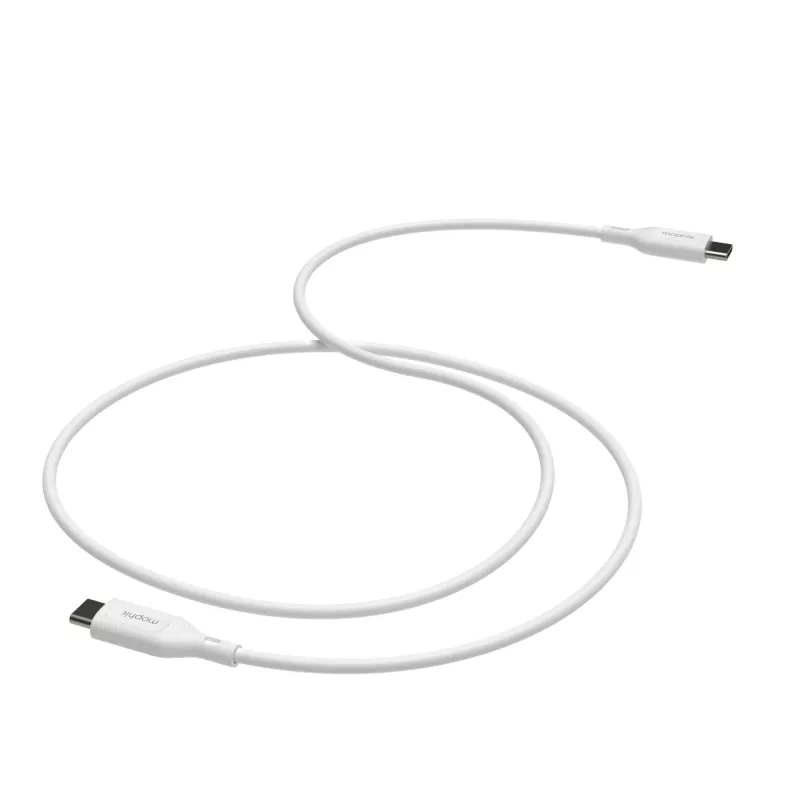 kable ładujące mophie essentials | Kabel USB 1M USB 2.0 USB C Biały