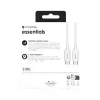 kable ładujące mophie essentials | Kabel USB 1M USB 2.0 USB C Biały