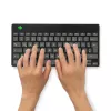 Ergonomiczna klawiatura R-Go Tools R-Go Compact Break, kompaktowa klawiatura z oprogramowaniem do przerw, QWERTZ (DE), Bluetooth, czarna