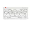 Ergonomiczna klawiatura R-Go Tools R-Go Compact Break, kompaktowa klawiatura z oprogramowaniem do przerw, QWERTZ (DE), Bluetooth, biała