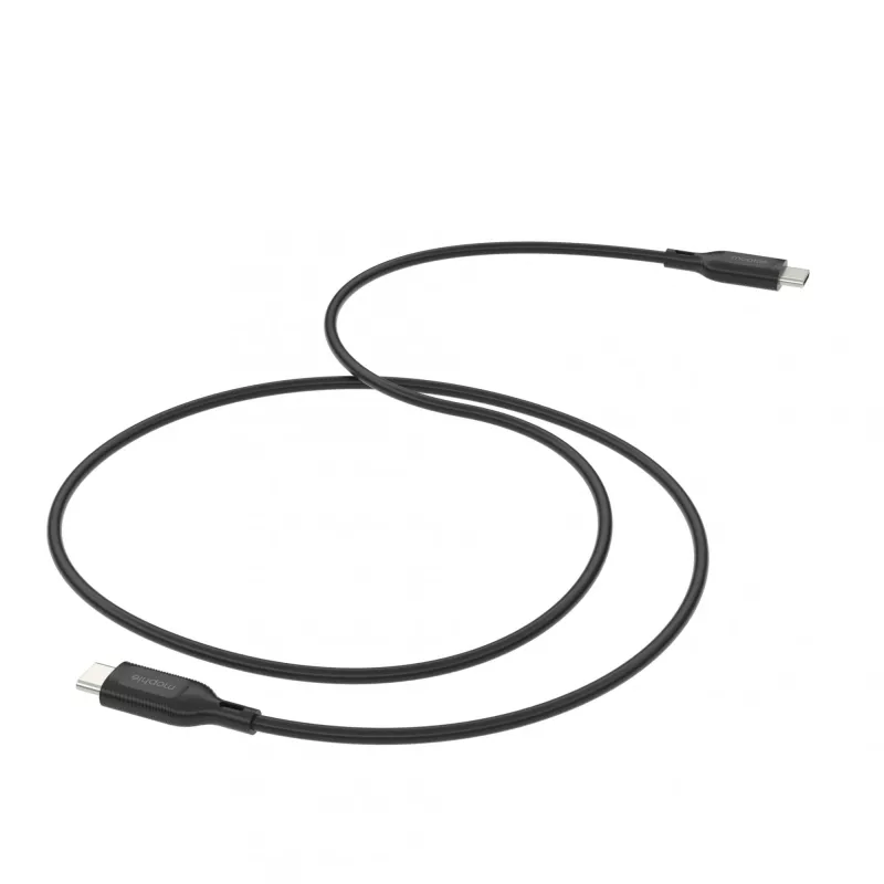 Kabel ładujący USB-C na USB-C 1 m — Zagg International mophie essentials, USB 2.0, czarny