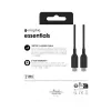 Kabel ładujący USB-C na USB-C 1 m — Zagg International mophie essentials, USB 2.0, czarny