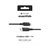 Kabel ładujący USB-C na USB-C 1 m — Zagg International mophie essentials, USB 2.0, czarny