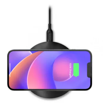 mophie essentials bezprzewodowa ładowarka 15W Smartfon Czarny USB Wewnętrzna