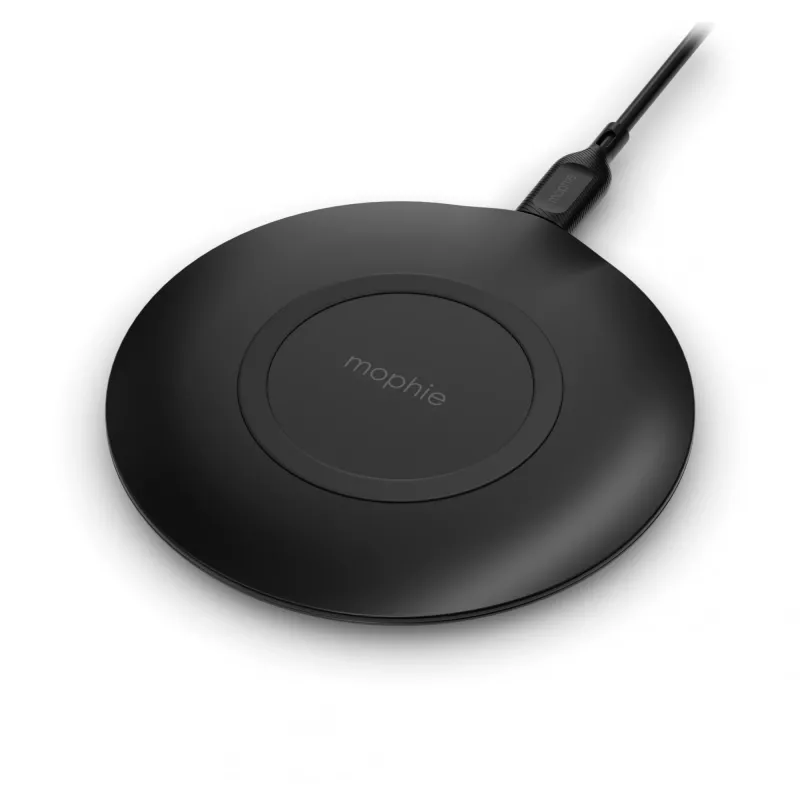 mophie essentials bezprzewodowa ładowarka 15W Smartfon Czarny USB Wewnętrzna