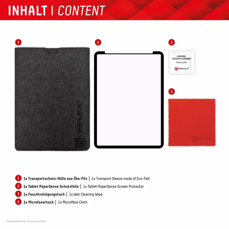 Displex TABLET PAPERSENSE do iPad Pro 11'' (1./2./3./4. gen.)/Air (4./5. gen.), zdejmowana folia do pisania lub rysowania z Paper Feeling
