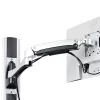 StarTech.com Wall Mount Workstation, Uchwyt VESA do monitorów 32 cale, w pełni przegubowy pojedynczy uchwyt na monitor i tacka na klawiaturę z uchwytem na komputer stacjonarny/PC, biurko stojące