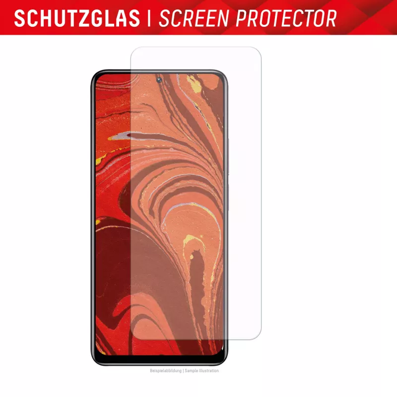 Displex Szkło Hartowane (10H) do Xiaomi Redmi Note 12 Pro(+) 5G, EASY-ON® Eco Ramka Montażowa, odporne na zarysowania