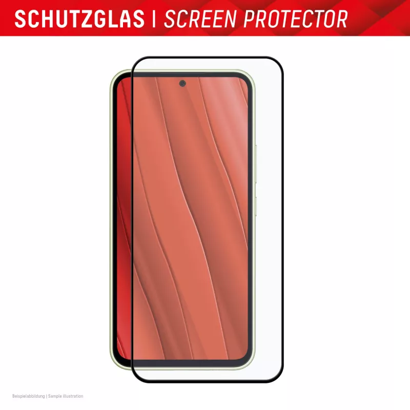 Displex Pełna Osłona Ekranu (10H) do Samsung Galaxy A35/A55 5G, Eko Rama Montażowa, Pełne Pokrycie