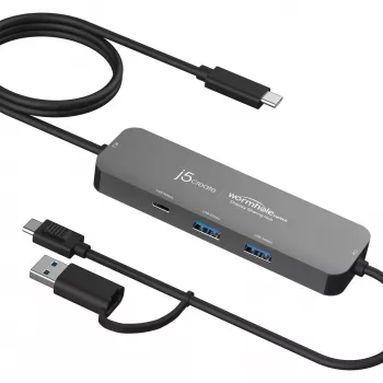j5create JCH462 Wormhole Switch™ Display Sharing Hub, Czarny