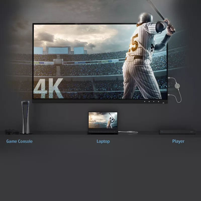 j5create JVAW75 ScreenCast 4K Bezprzewodowy nadajnik HDMI™, szary/biały