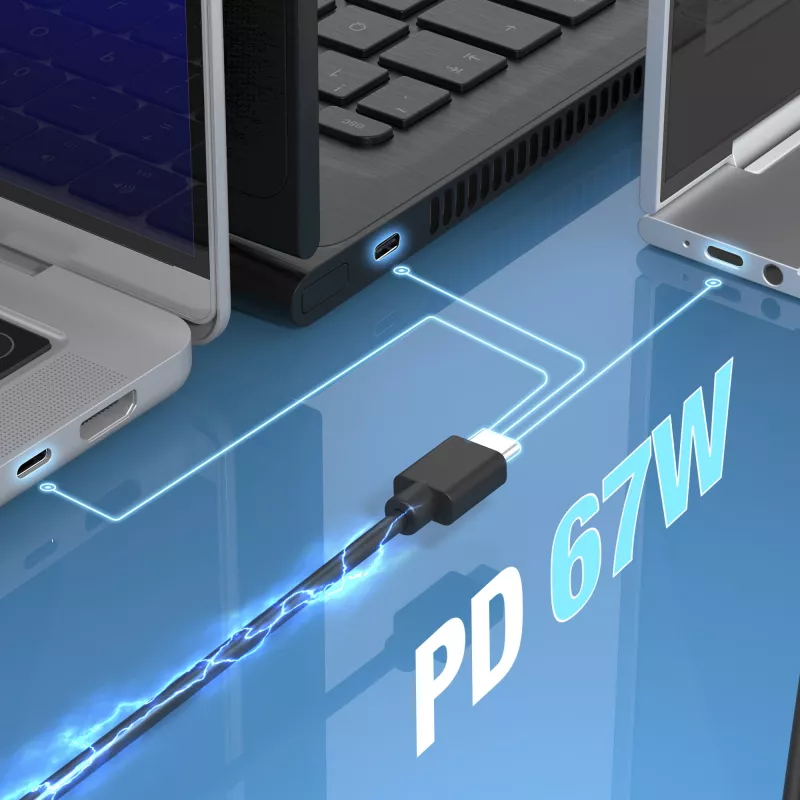 j5create JUP1565DC 67W GaN PD USB-C® Mini ładowarka z 6 typami złączy DC – EU, czarna