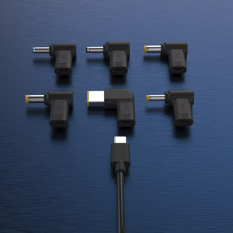 j5create JUP1565DC 67W GaN PD USB-C® Mini ładowarka z 6 typami złączy DC – EU, czarna