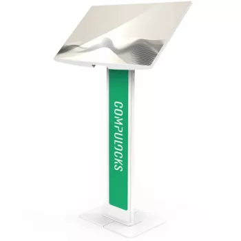 Compulocks Brandable VESA Floor Stand dla ekranów do 32 cali, biały