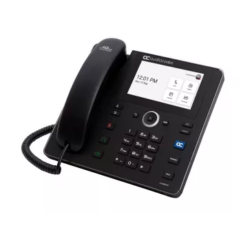 AudioCodes Teams C455HD IP-Phone PoE GbE czarny ze zintegrowanym BT i dwuzakresowym Wi-Fi