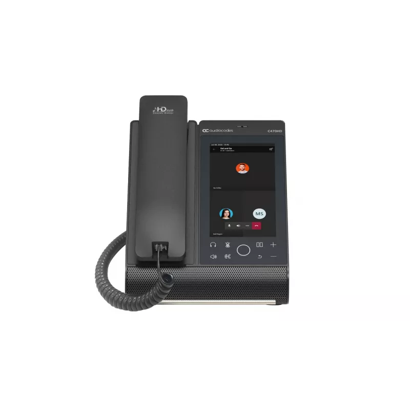 AudioCodes Teams C470HD Total Touch IP-Phone PoE GbE ze zintegrowanym BT i dwuzakresowym Wi-Fi
