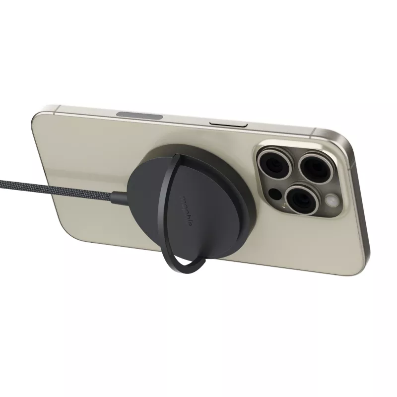 mophie Qi2 Magnetic Charger Smartphone Czarny USB Ładowanie bezprzewodowe Szybkie ładowanie Wewnętrzna