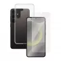Zestaw 2-w-1 folii ochronnej PanzerGlass SAFE. do Samsung Galaxy S24 — szkło hartowane + tył TPU, przezroczysty, 50 szt.