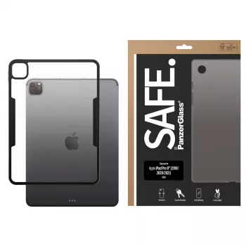 Clear TPU Cover Case PanzerGlass SAFE dla Apple iPad Pro 11 cali (2018, 2020, 2021, 2022, 2024) Transparentny