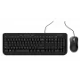 Incase Designed by Microsoft Wired Desktop 600 klawiatura Mysz w zestawie USB QWERTY niemiecki Czarny