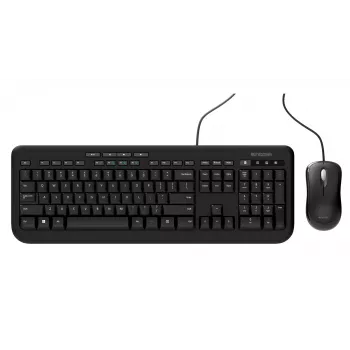 Incase Designed by Microsoft Wired Desktop 600 klawiatura Mysz w zestawie USB QWERTY UK English Czarny