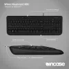 Przewodowa pełnowymiarowa klawiatura Incase Designed by Microsoft Wired 600 — USB, QWERTY, angielski (UK), czarna