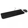 Incase Designed by Microsoft Wired Desktop 600 klawiatura Mysz w zestawie Uniwersalne USB QWERTY Francuski Czarny