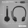 Incase Designed by Microsoft Modern USB-C Headset Wired Head-band Office/Call center USB Type-C Czarny
