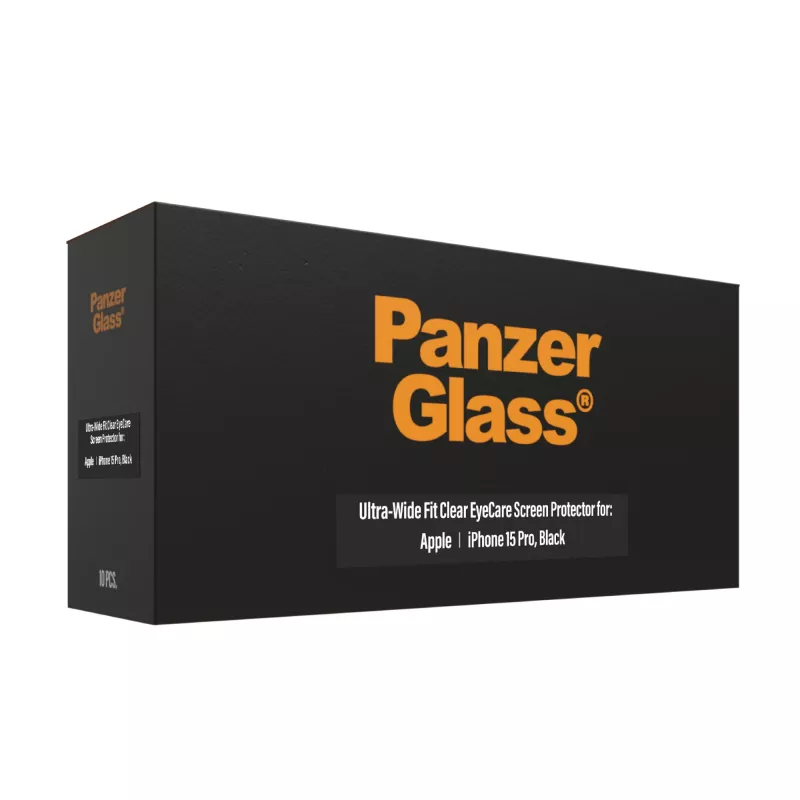 PanzerGlass EyeCare Szkło Ochronne iPhone 15 Pro Ultra-Wide Fit Odporne na Wstrząsy