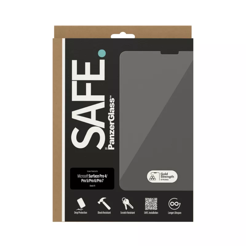 Szkło ochronne PanzerGlass SAFE. do Microsoft Surface Pro 4 Pro 5 Pro 6 Pro 7 Hartowane szkło