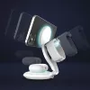 j5create Qi2 3-w-1 magnetyczna składana bezprzewodowa stacja ładująca do użytku wewnątrz pomieszczeń USB Smartwatch Słuchawki Smartphone