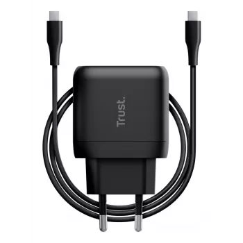 TRUST USB-C Charger MAXO 45W GaN – Szybka ładowarka USB-C 45 W