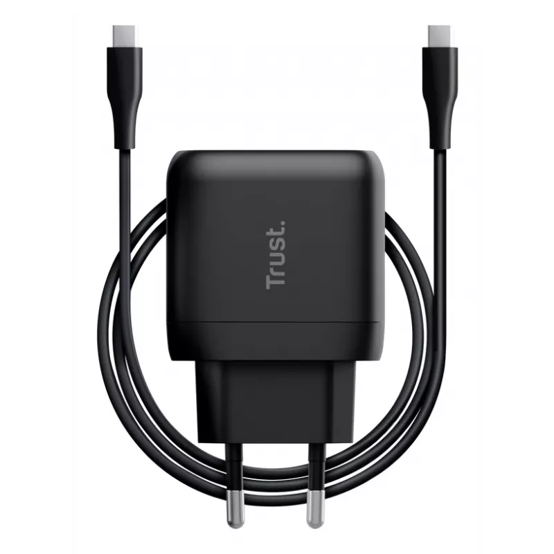 TRUST USB-C Charger MAXO 45W GaN – Szybka ładowarka USB-C 45 W