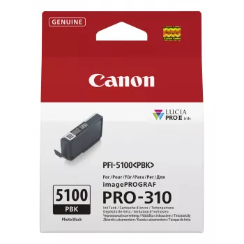 Canon PFI-5100 PBK wkład atramentowy 1 szt. Oryginalny Photo Czarny