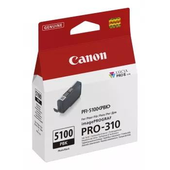 Canon PFI-5100 PBK wkład atramentowy 1 szt. Oryginalny Photo Czarny